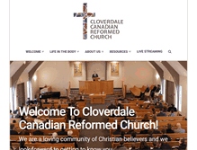 Tablet Screenshot of cloverdalecanrc.org